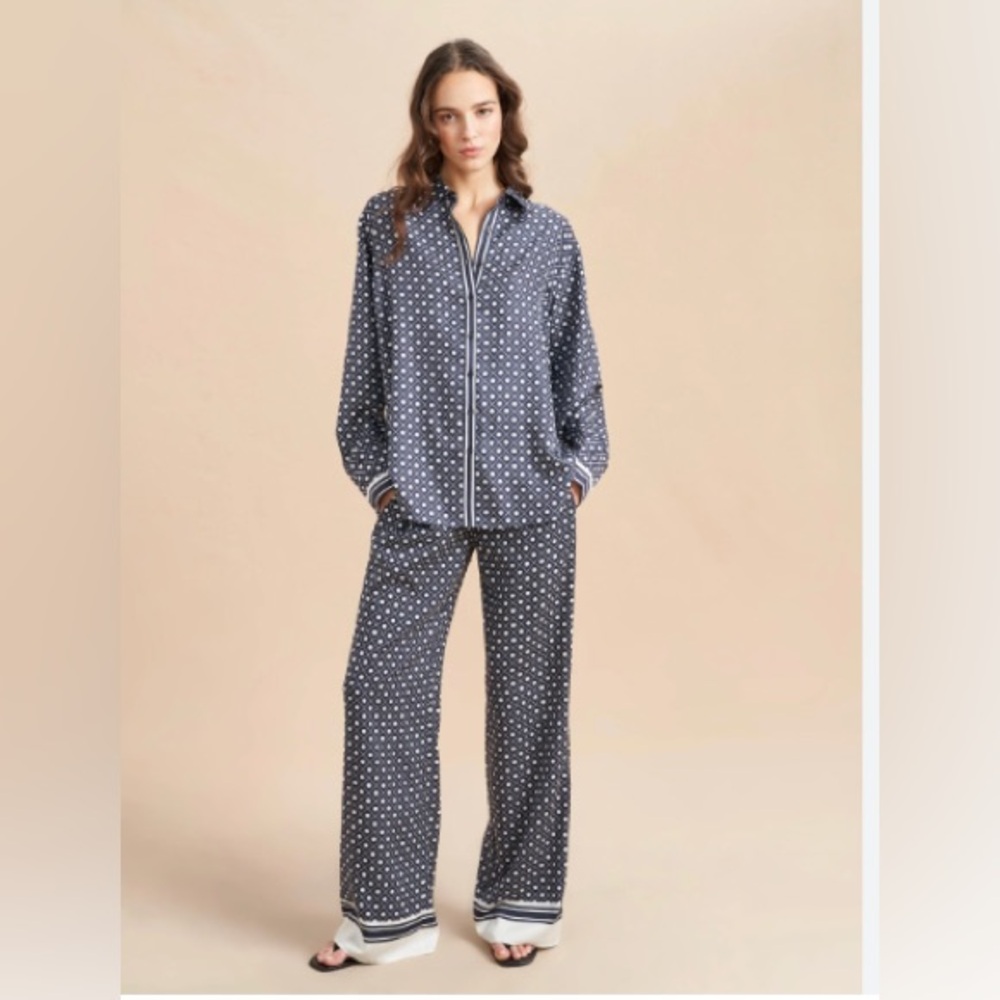 La Ligne Size Small Lee Shirt & Pant Set
